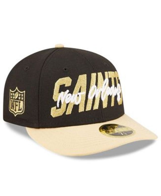 Men's New Era Stone/Black New Orleans Saints 2023 NFL Draft On Stage  59FIFTY Fitted Hat