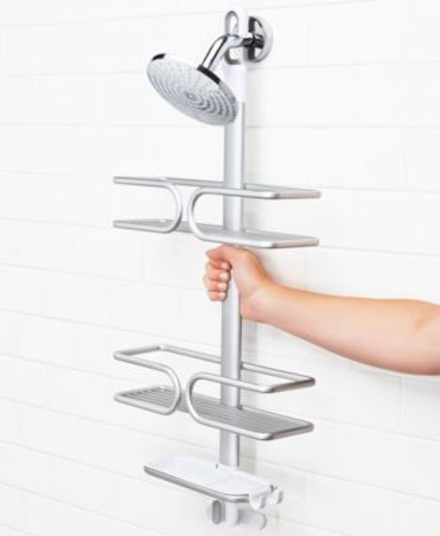 Sharper Image SpaStudio Tension-Pole 4-Tier Shower Caddy - Macy's