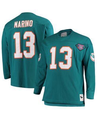 Men's Mitchell & Ness Dan Marino White Miami Dolphins Big Tall 1984 Retired Player Replica Jersey