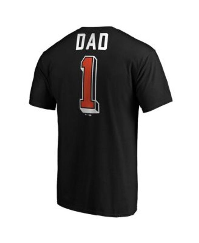 Men's Fanatics Branded Orange San Francisco Giants Number One Dad Team T-Shirt