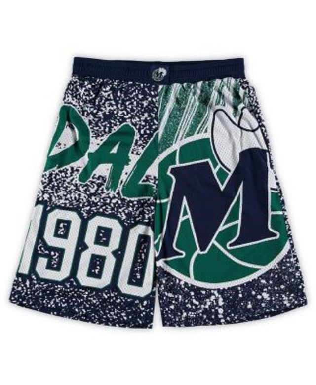 Men's Mitchell & Ness Black Miami Heat Big & Tall Hardwood Classics Jumbotron Shorts