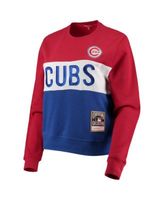 Lids Chicago Cubs Mitchell & Ness Women's Color Block 2.0 Pullover  Sweatshirt - Royal