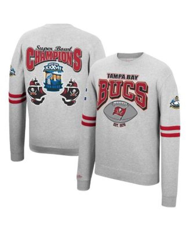 Tampa Bay Buccaneers '47 Historic Logo Gridiron Lace-Up Pullover Hoodie -  Heather Gray