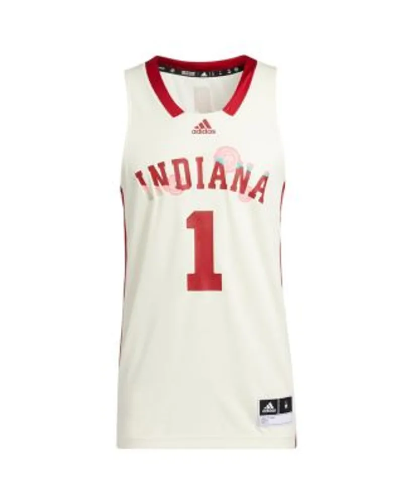 Men's adidas #22 White Indiana Hoosiers 90s Away Premier Strategy