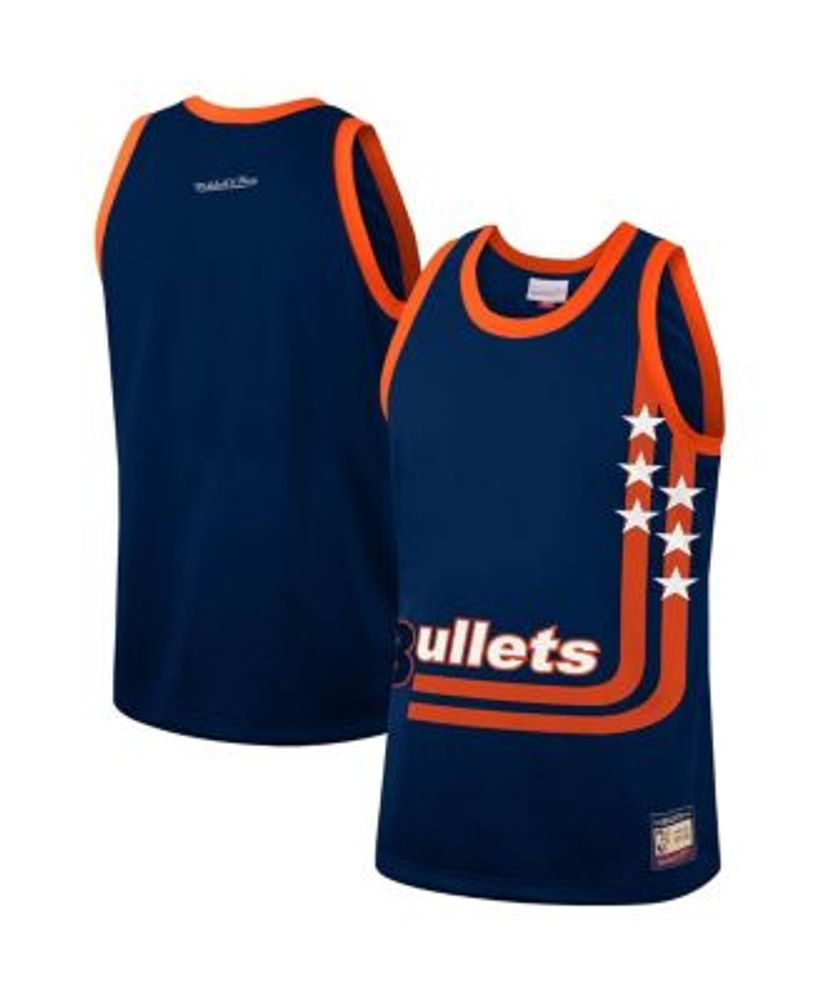 orange washington bullets jersey