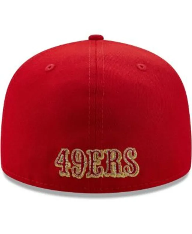 Men's New Era Graphite San Francisco 49ers Storm 59FIFTY Fitted Hat