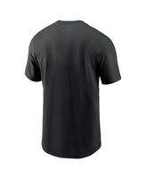 Men's Chicago Cubs Nike Black Team Camo Logo T-Shirt
