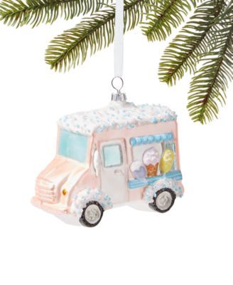 Holiday Lane Sweet Tooth Ice Cream Truck Ornament, Created for Macy's