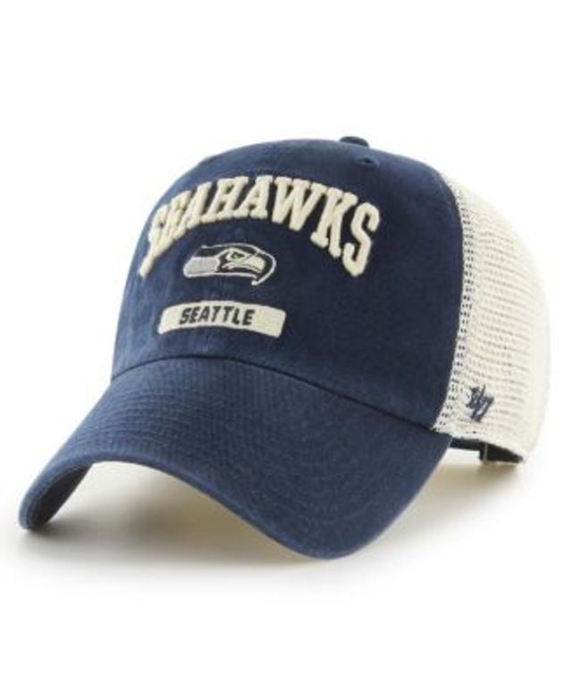 Lids Seattle Seahawks '47 Trophy Trucker Flex Hat - College Navy/White