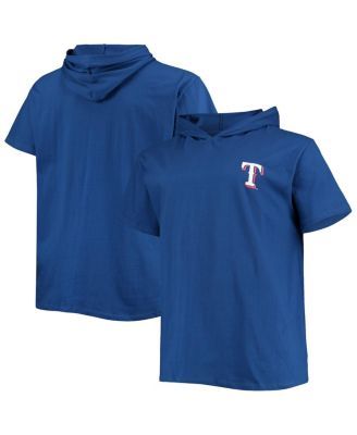 Fanatics Plus Size Royal Texas Rangers Core Official Logo V-Neck T