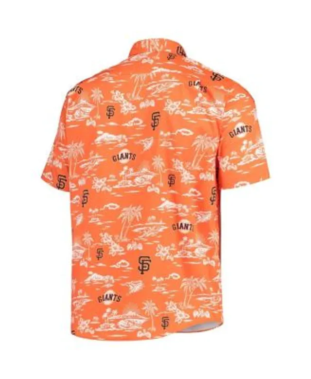 Men's San Francisco Giants Reyn Spooner Orange Kekai Button-Down Shirt