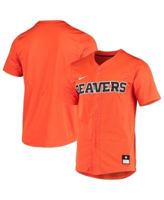 Nike Men's Natural Texas Longhorns Replica Full-Button Baseball Jersey