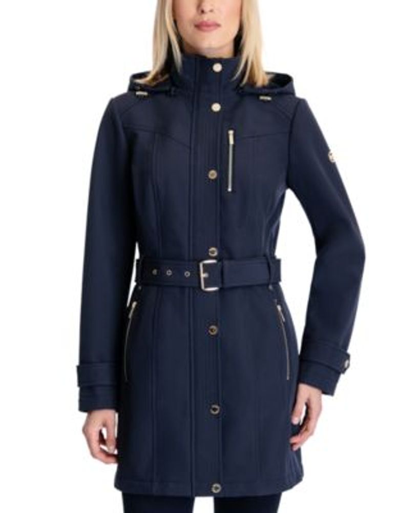 Michael Kors Women's Hooded Belted Raincoat, Created for Macy's | Foxvalley  Mall