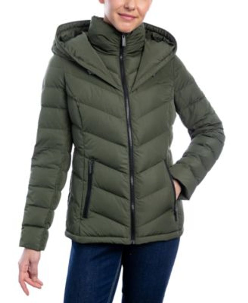 Michael Kors Women's Hooded Down Puffer Coat | Montebello Town Center