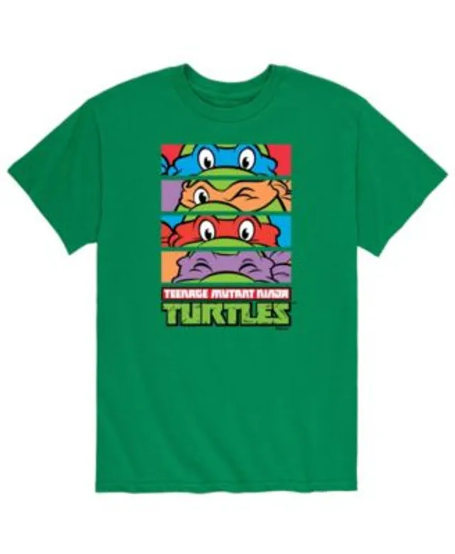 Teenage Mutant Ninja Turtles Men's Cowabunga Graphic T-Shirt, Blue, X-Large, Cotton