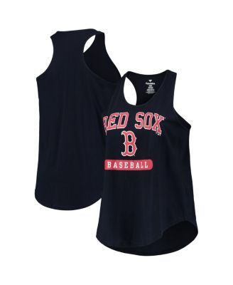 FOCO Women's FOCO Navy Boston Red Sox Gradient Tie-Back Racerback Tank Top