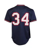 Youth Mitchell & Ness Kirk Gibson Navy Detroit Tigers Cooperstown  Collection Mesh Batting Practice Jersey