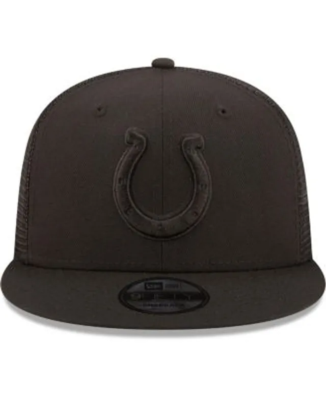 Indianapolis Colts New Era Main Trucker 9FIFTY Snapback Hat - Black