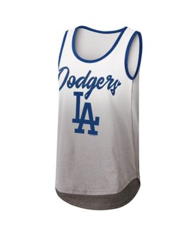 G-III 4Her by Carl Banks Los Angeles Dodgers Women's White Tater Racerback  Tank Top