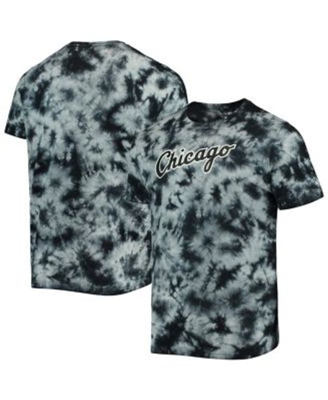 Men's Stitches Royal Chicago Cubs Spider Tie-Dye T-Shirt