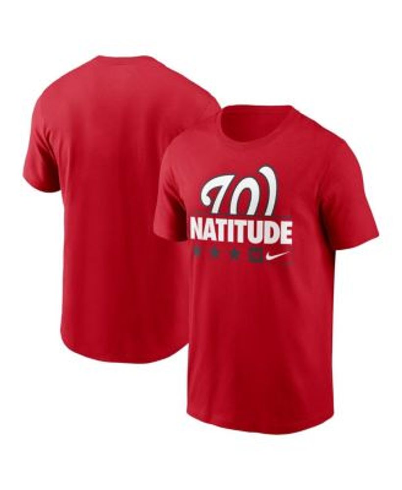 Men's Majestic Red/Navy Washington Nationals Authentic Collection