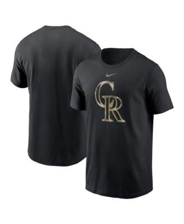 Colorado Rockies Nike Team Wordmark T-Shirt - Purple