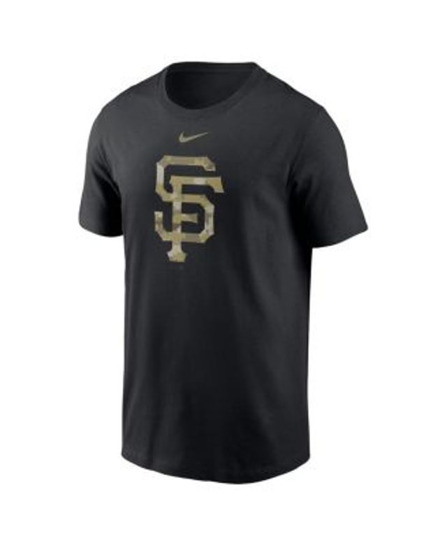 Men's San Francisco Giants Nike Black Camo Jersey