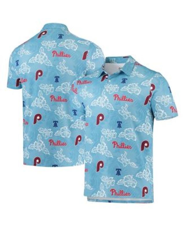 Light Blue Philadelphia Phillies Hawaiian Shirt