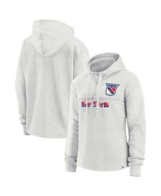 Women's Fanatics Branded Heather Gray New York Jets Classic Outline Pullover Hoodie