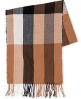 Women's Wide Plaid Feather-Soft Scarf, Created for Macy's