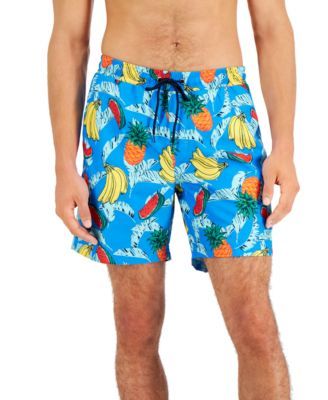 Men's Fruit Cart Swim Trunks, Created for Macy's