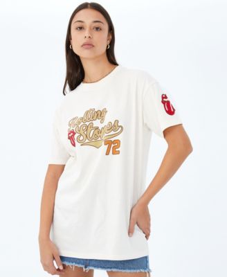 Women's Boyfriend Fit Rolling Stones T-shirt