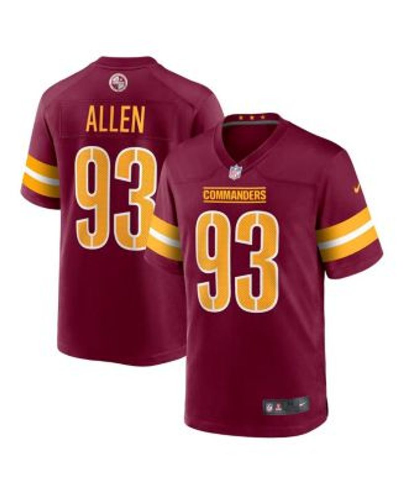 Nike Jonathan Allen Burgundy Washington Commanders Game Jersey