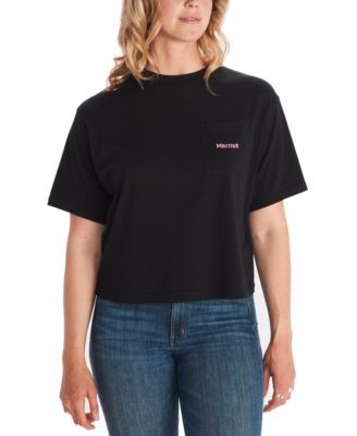 Women's Boxy Logo Cotton T-Shirt
