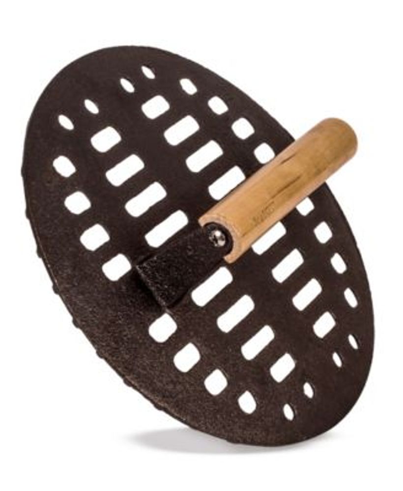 Neo Cast Iron 11" Grill Pan with Slotted Steak Press, Set of 2 
