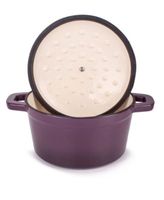 BergHOFF Neo 11 in. Cast Iron Square Grill Pan - Pink