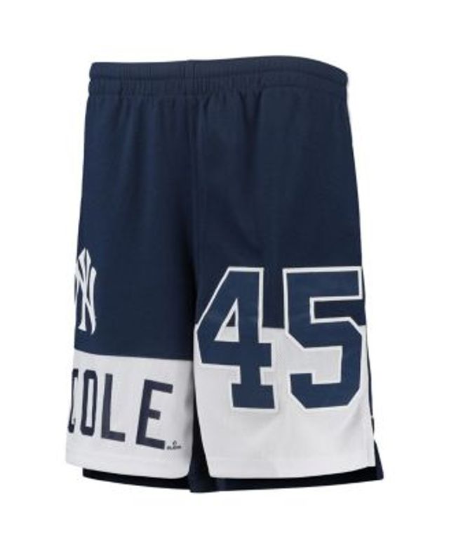 Mike Trout Los Angeles Angels Youth Pandemonium Name & Number Shorts - Navy