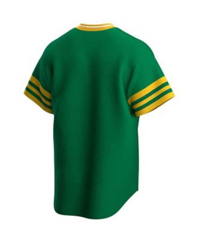 Stitches Green Oakland Athletics Cooperstown Collection Team Jersey Kelly Green