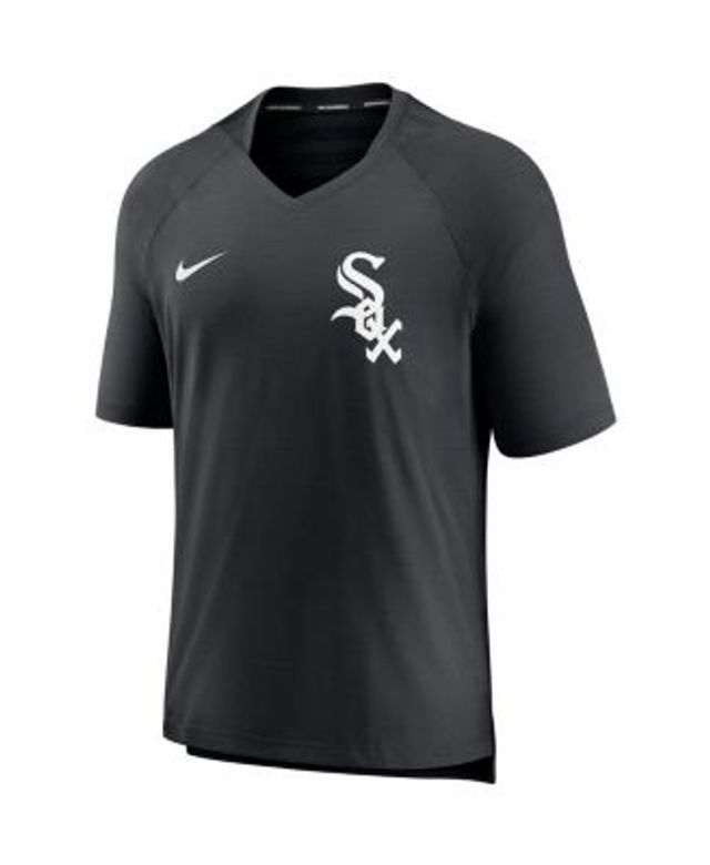 Women's Nike Black Chicago White Sox Authentic Collection Velocity Practice Performance V-Neck T-Shirt Size: Small