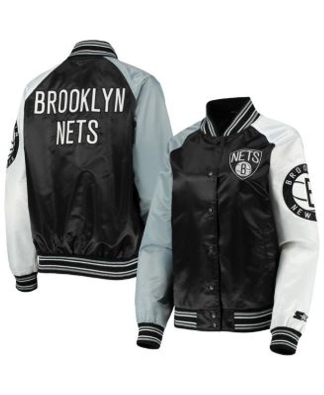 Nike Women's Black Brooklyn Nets Courtside Full-Zip Jacket - Macy's