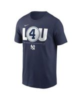 Lou Gehrig New York Yankees Nike Cooperstown Collection Name & Number  T-Shirt - Navy