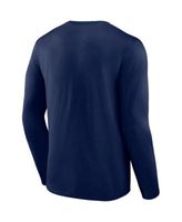 Atlanta Braves Nike Over Arch Performance Long Sleeve T-Shirt - Navy