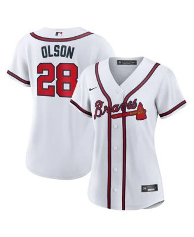 Matt Olson Youth Atlanta Braves Home Jersey - White Replica