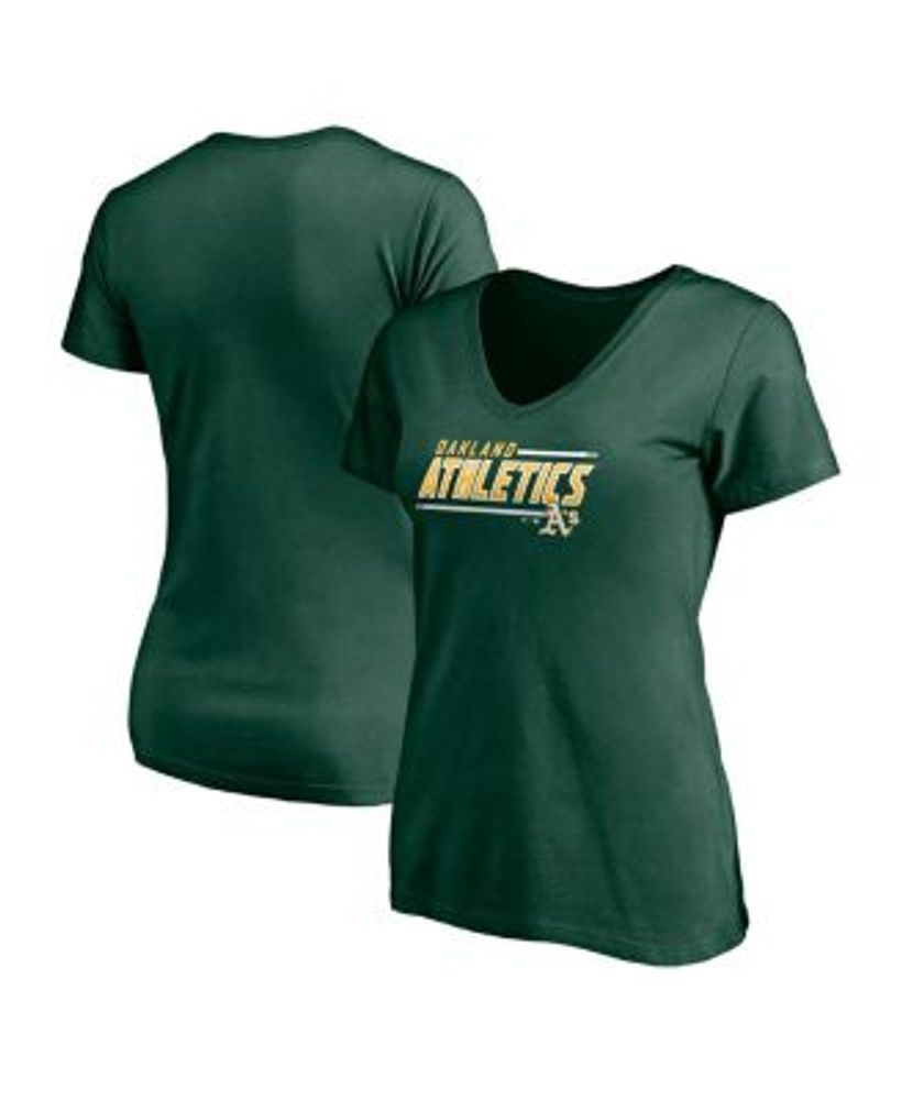 47 Brand Oakland Athletics t-shirt in white with chest and back