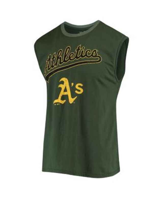 Majestic Men's Kelly Green Oakland Athletics Utility Pullover