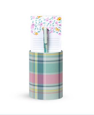 Pen Cup and Notepad, Set of 3