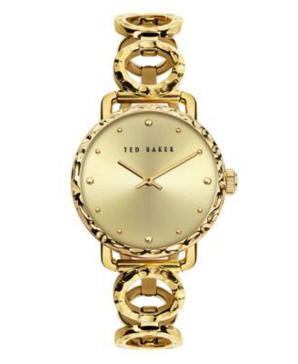 Tory Burch Women's Eleanor Gold-Tone Stainless Steel Bracelet Watch 34mm - Gold