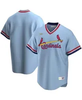 Men's Nike Light Blue St. Louis Cardinals Road Cooperstown Collection Team  Jersey