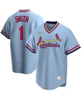 Men's Nike Ozzie Smith White St. Louis Cardinals Home Cooperstown  Collection Player Jersey