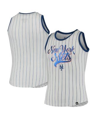 MLB Men's New York Yankees Big Logo Tank Top Shirt, Navy/Gray - Medium